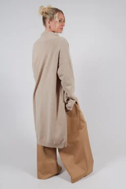 Long Cardigan in Beige