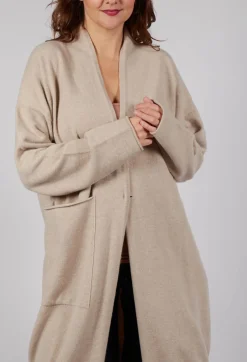 Long Cardigan in Beige