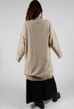 Long Cardigan in Beige