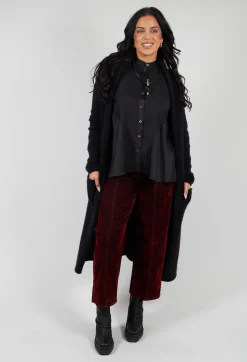 Long Cardigan in Black