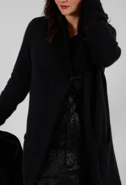 Long Cardigan in Black