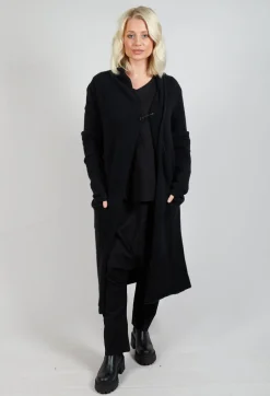 Long Cardigan in Black