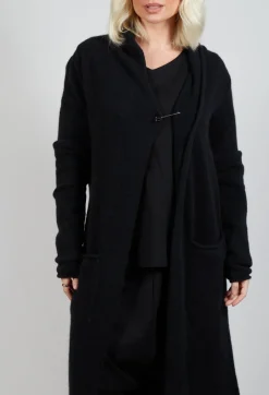 Long Cardigan in Black
