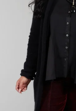 Long Cardigan in Black