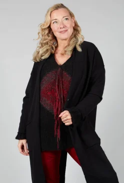 Long Cardigan in Black