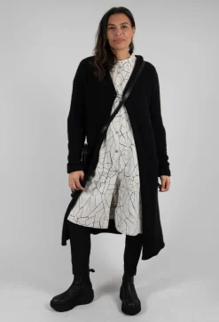 Long Cardigan in Black