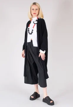 Long Cardigan in Black