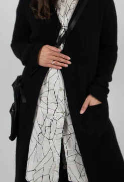 Long Cardigan in Black