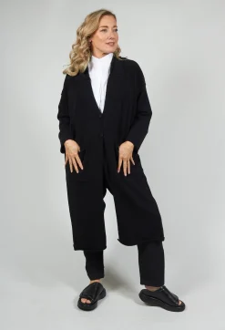 Long Cardigan in Black