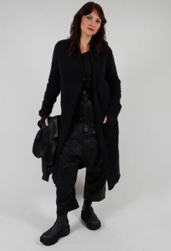 Long Cardigan in Black