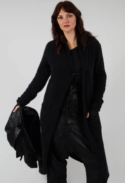 Long Cardigan in Black