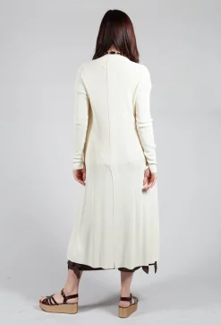 Long Cardigan in White
