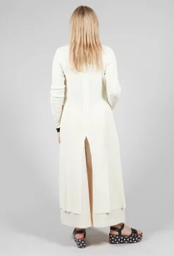 Long Cardigan in White