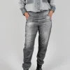 Long Geishan Trousers in Anthra