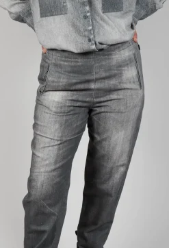 Long Geishan Trousers in Anthra