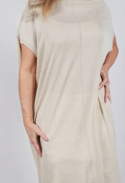 Long Knitted Dress in Galaxy Sparkle