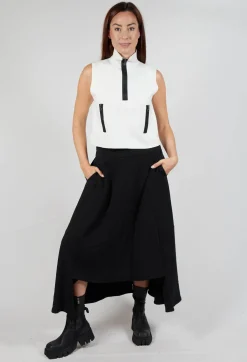 Long Length Skirt in Black