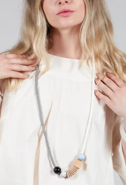 Long Necklace in Stone
