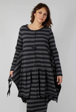 Long Ribbon Jacket in Stripe