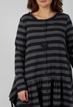 Long Ribbon Jacket in Stripe