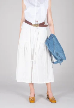 Long Skirt in White