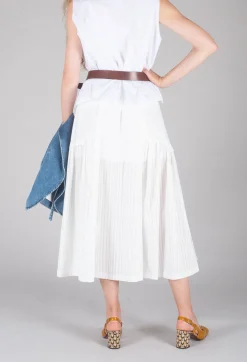 Long Skirt in White