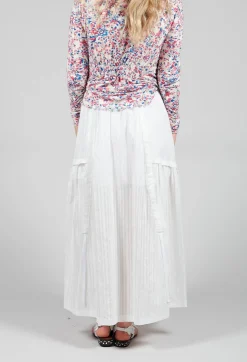 Long Skirt in White