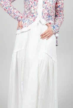 Long Skirt in White