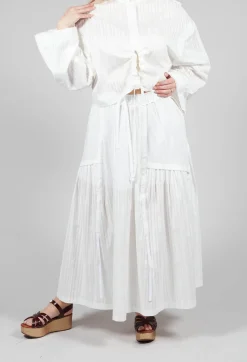 Long Skirt in White