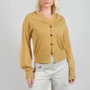 Long Sleeve Cardigan in Mustard