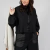 Long Sleeve Cotton Shirt in Black
