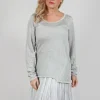 Long Sleeve Metallic Knit in Moon Sparkle