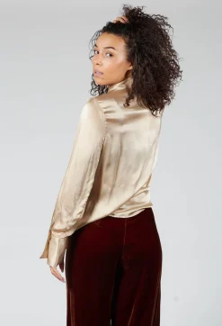 Long Sleeve Shirt in Champagne