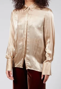 Long Sleeve Shirt in Champagne