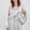 Long Sleeve Silk Shirt in Original