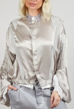Long Sleeve Silk Shirt in Original