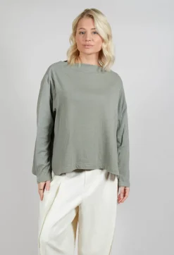 Long Sleeve Top in Light Grey