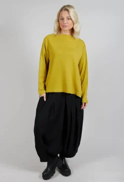 Long Sleeve Top in Mustard