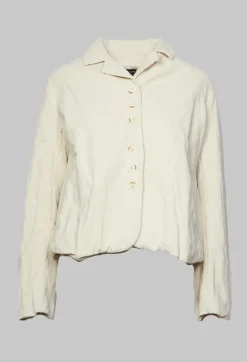 Long Sleeved Jacket in Chalk