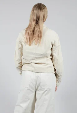 Long Sleeved Jacket in Chalk