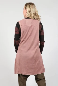 Long Sweater Vest in Amaretto Cloud