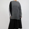 Longline Asymmetric Jumper in Grey