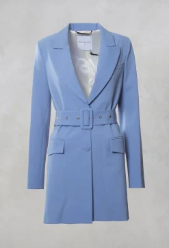 Longline Blazer in Hokusai Blue