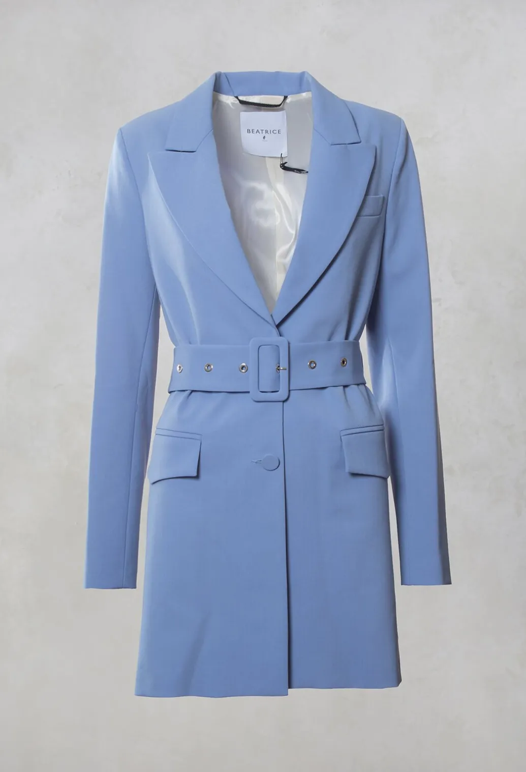 Longline Blazer in Hokusai Blue