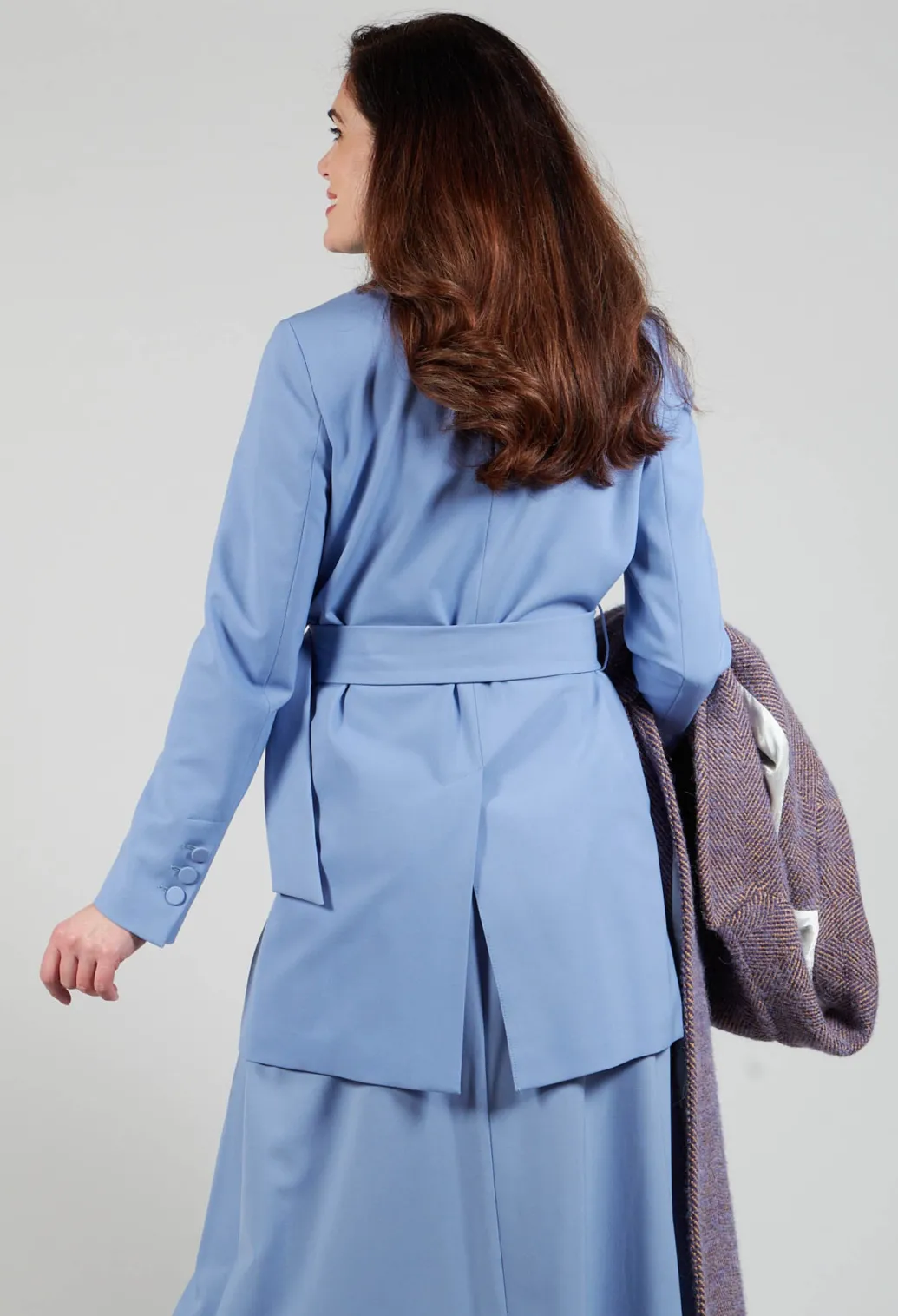 Longline Blazer in Hokusai Blue