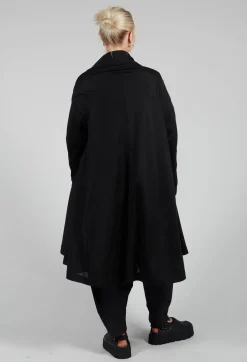 Longline Cardigan in Black