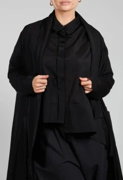 Longline Cardigan in Black
