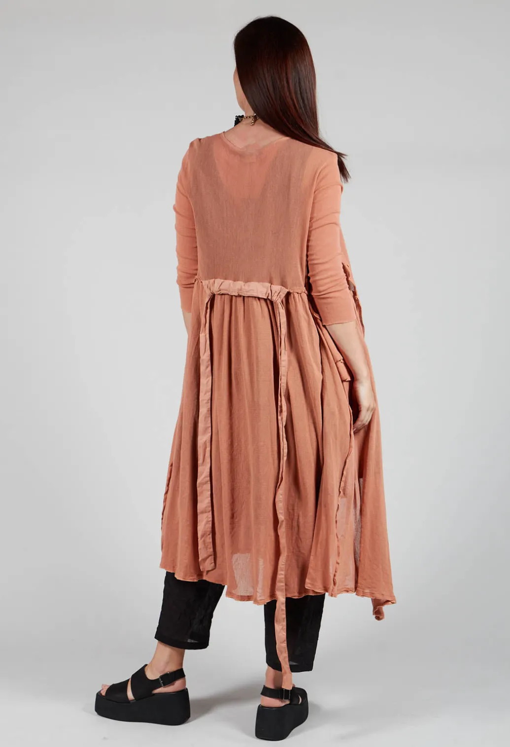 Longline Cardigan in Copper