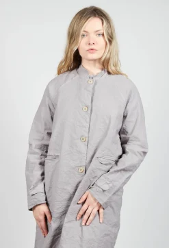 Longline Coat in Taupe