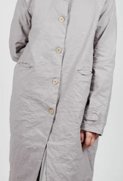 Longline Coat in Taupe